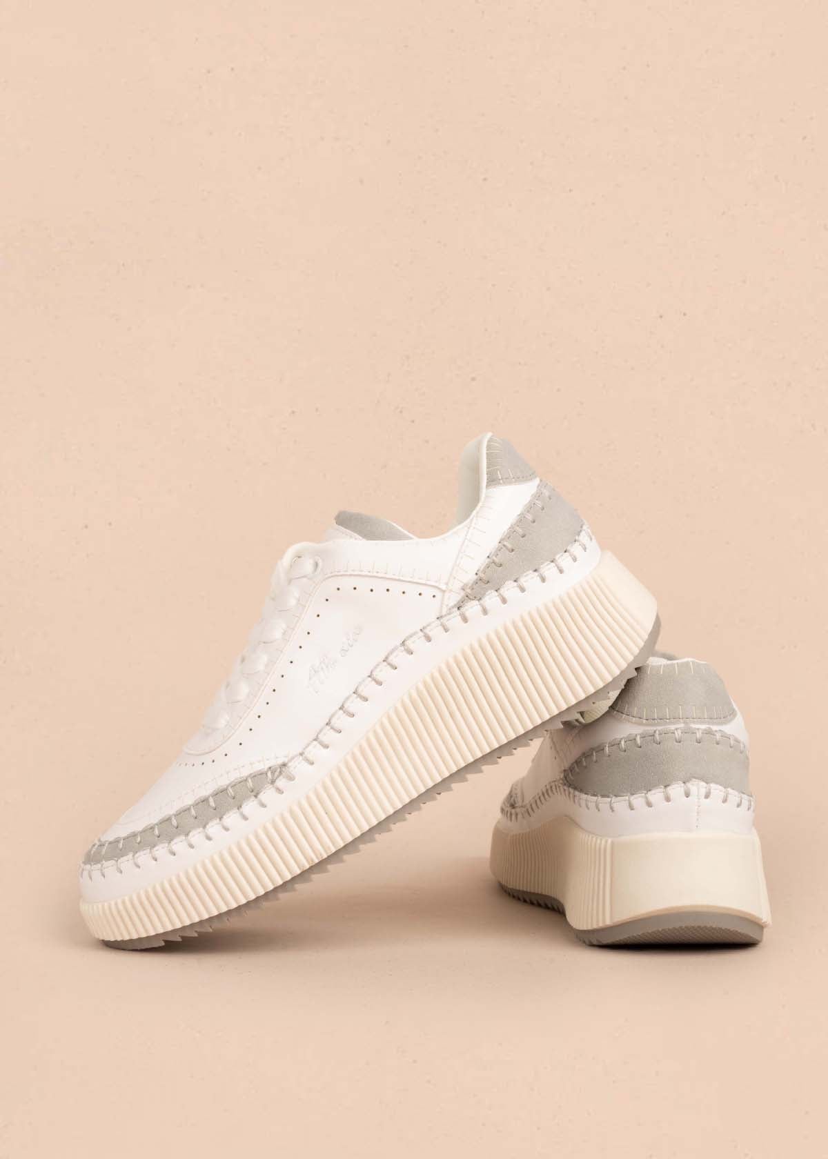 Tenis casuales color blanco 104734