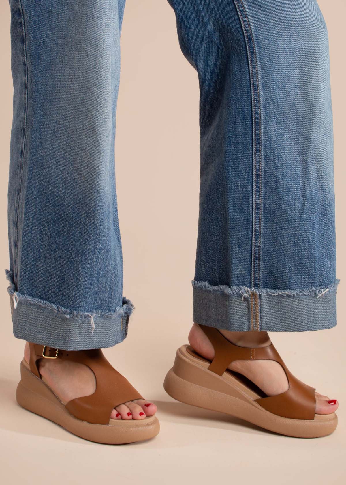 Sandalias color miel 104829