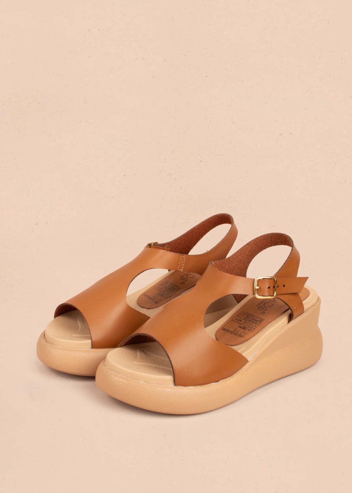Sandalias color miel 104829