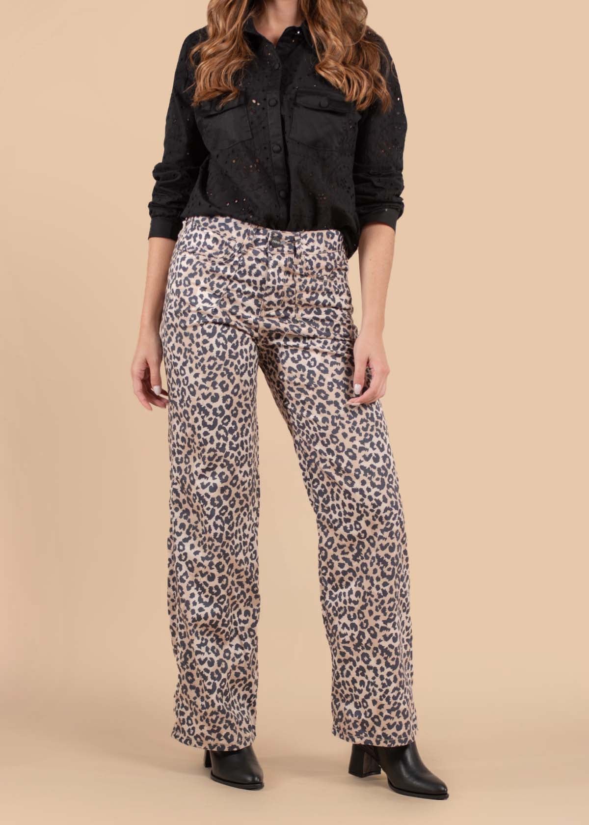 Pantalón estampado color animal print 104973