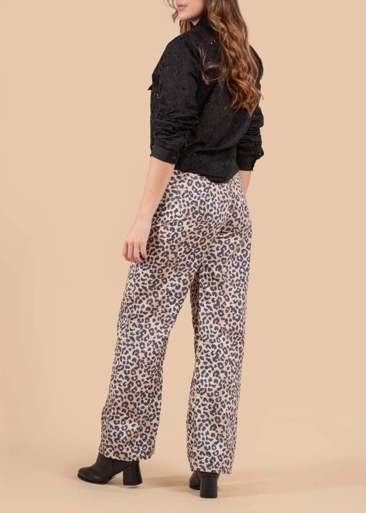 Pantalón estampado color animal print 104973