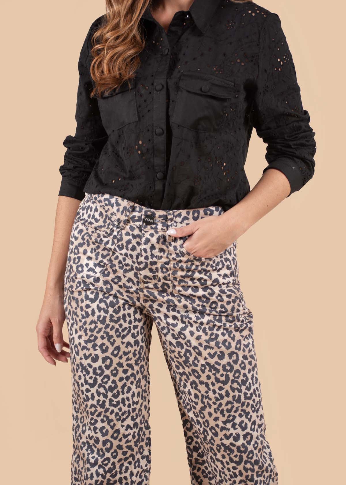 Pantalón estampado color animal print 104973