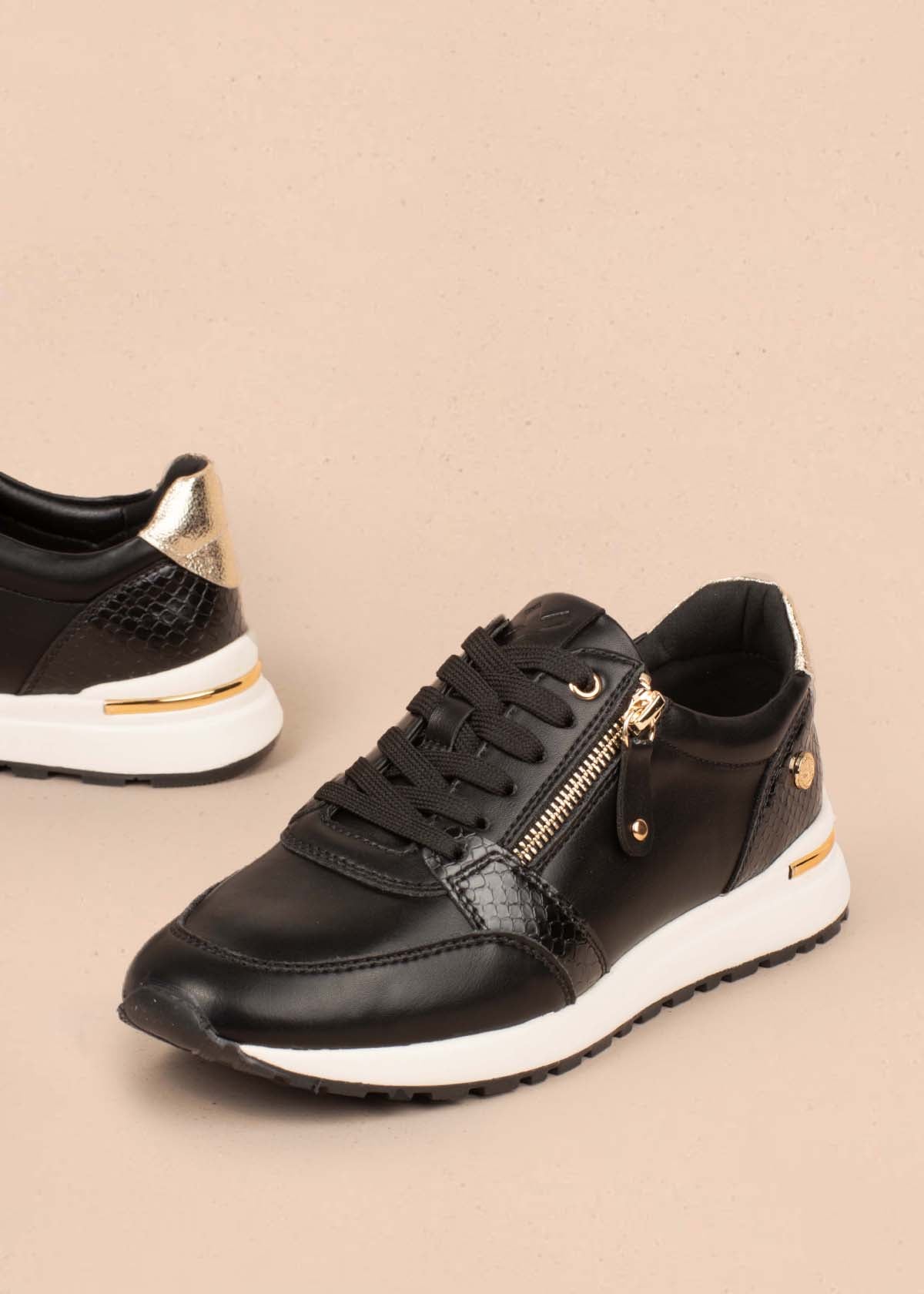 Tenis casuales color negro 105025