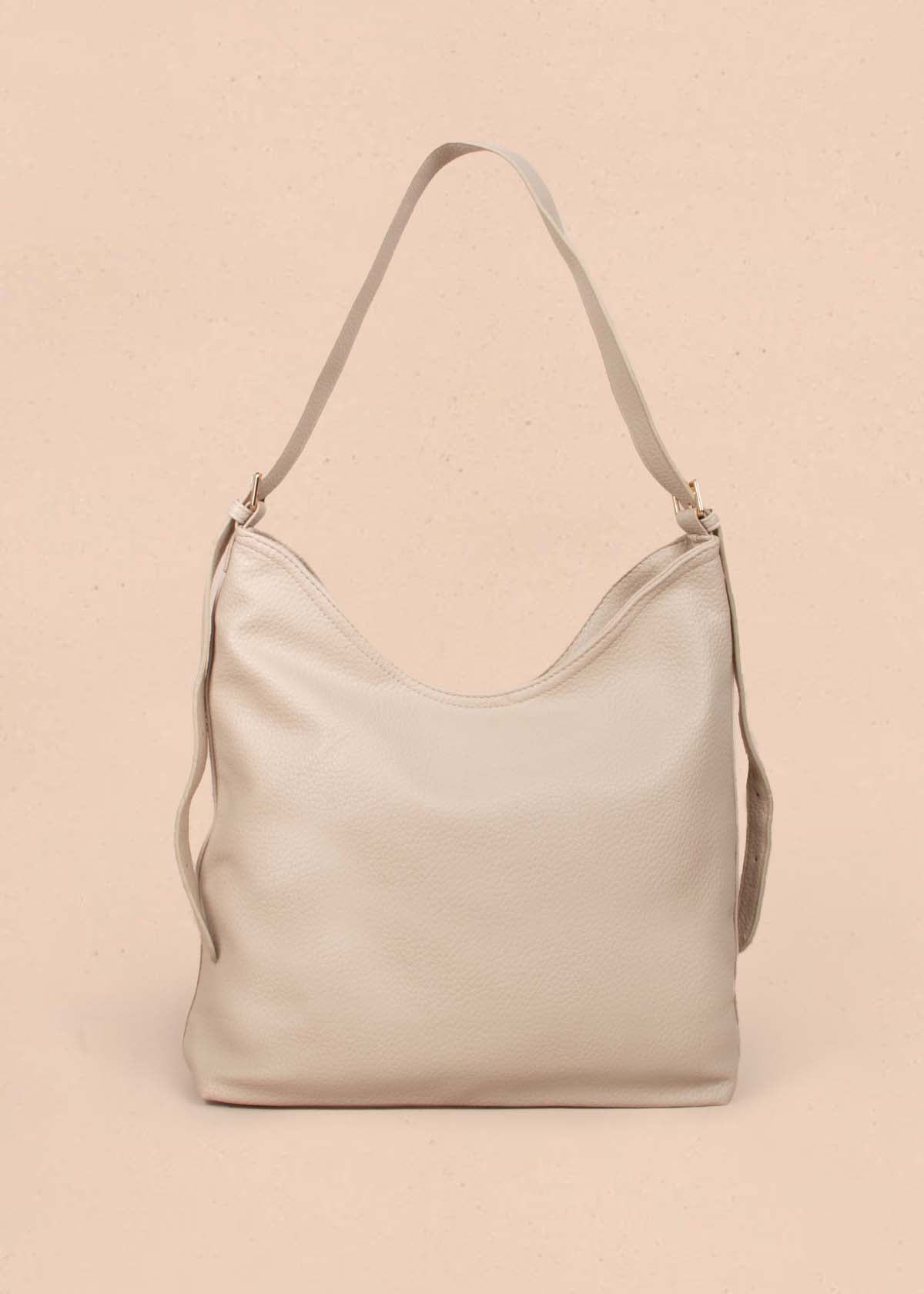 Bolso tipo shopping color beige 105149