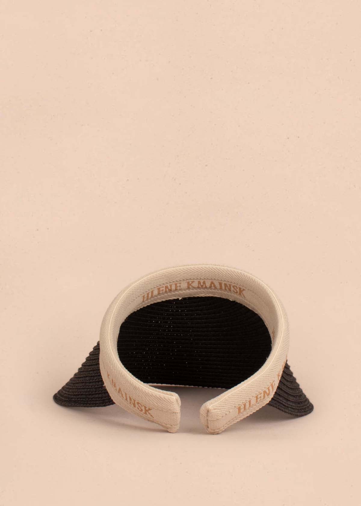 Visera en yute color negro 105232