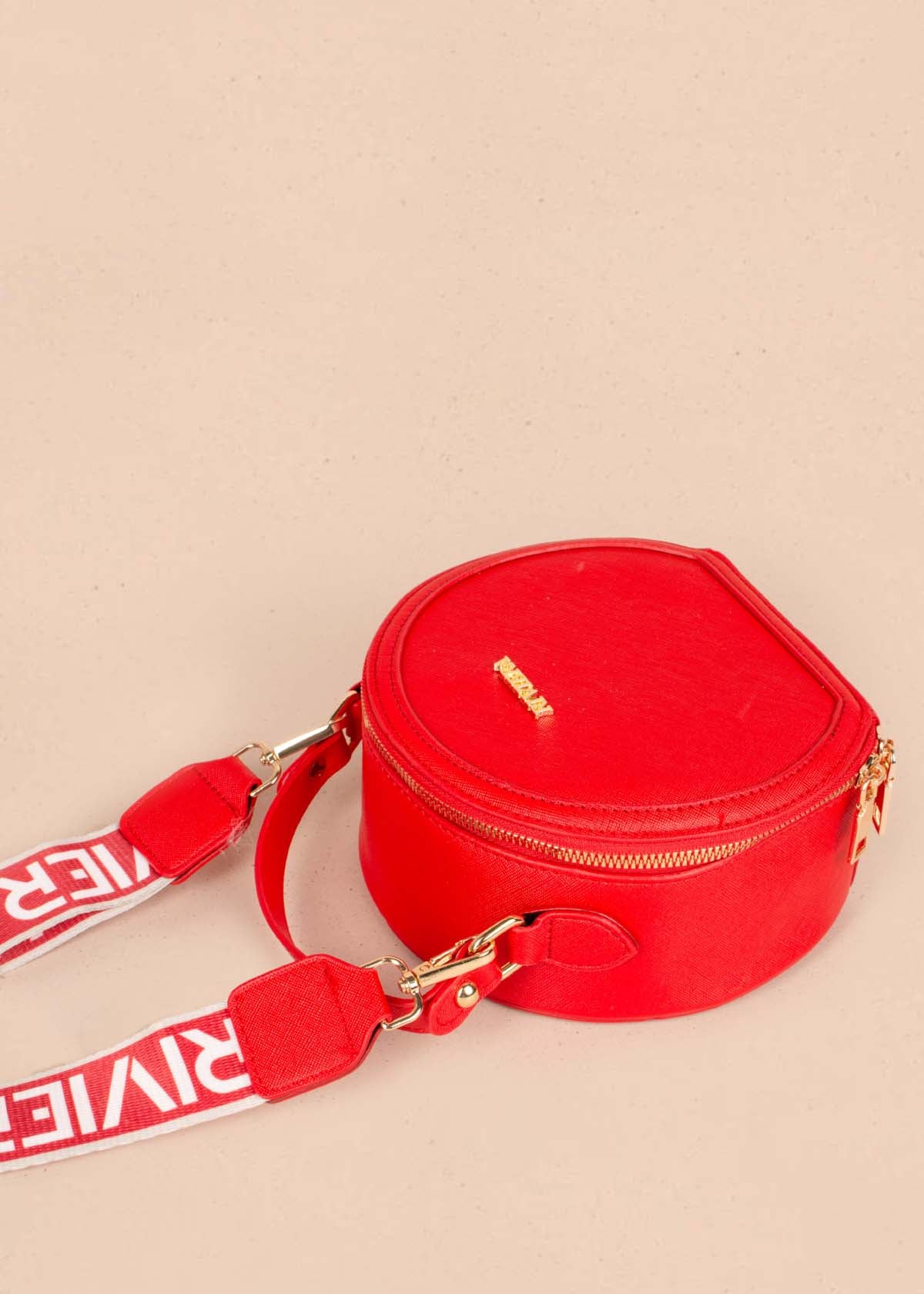 Bolso tipo bandolera color rojo 105293