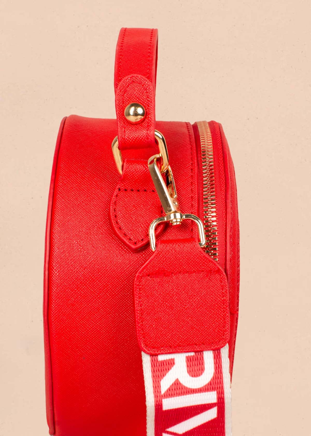 Bolso tipo bandolera color rojo 105293