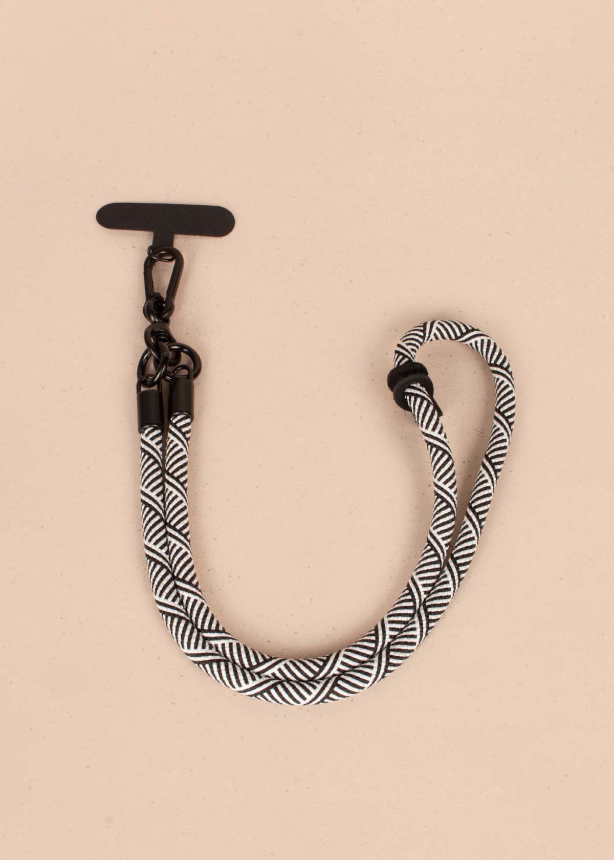 Porta celular color blanco con negro 105302