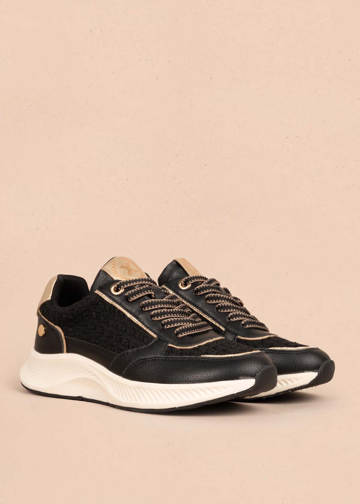 Tenis casuales color negro 105356