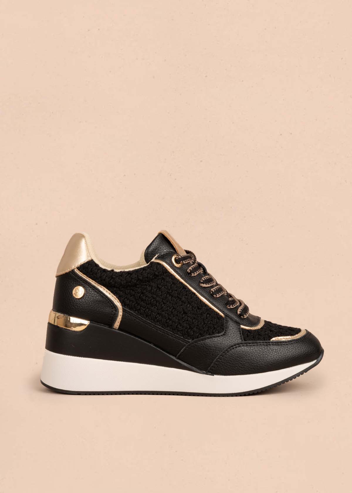 Tenis casuales color negro 105358