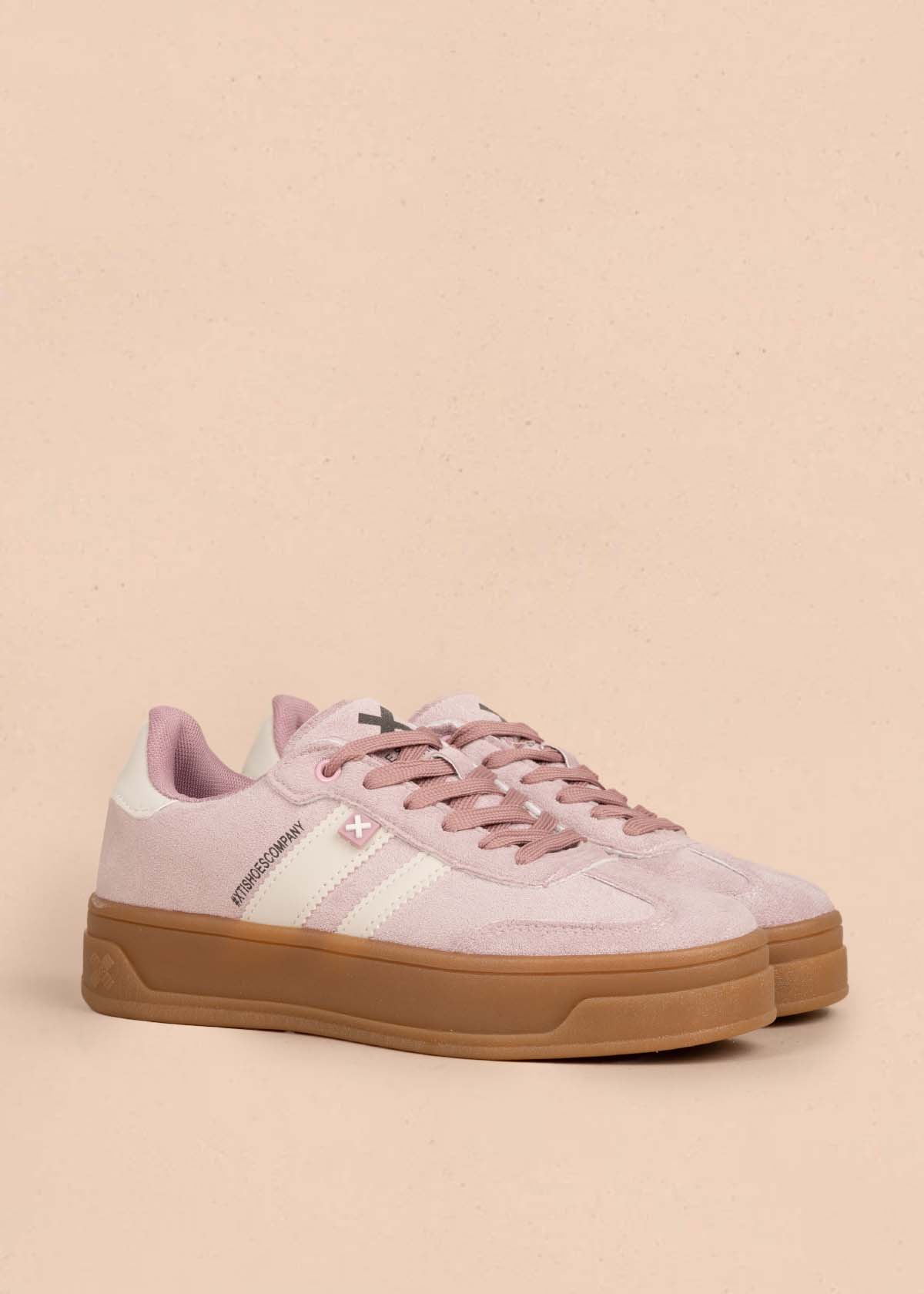 Tenis casuales color rosa 105359