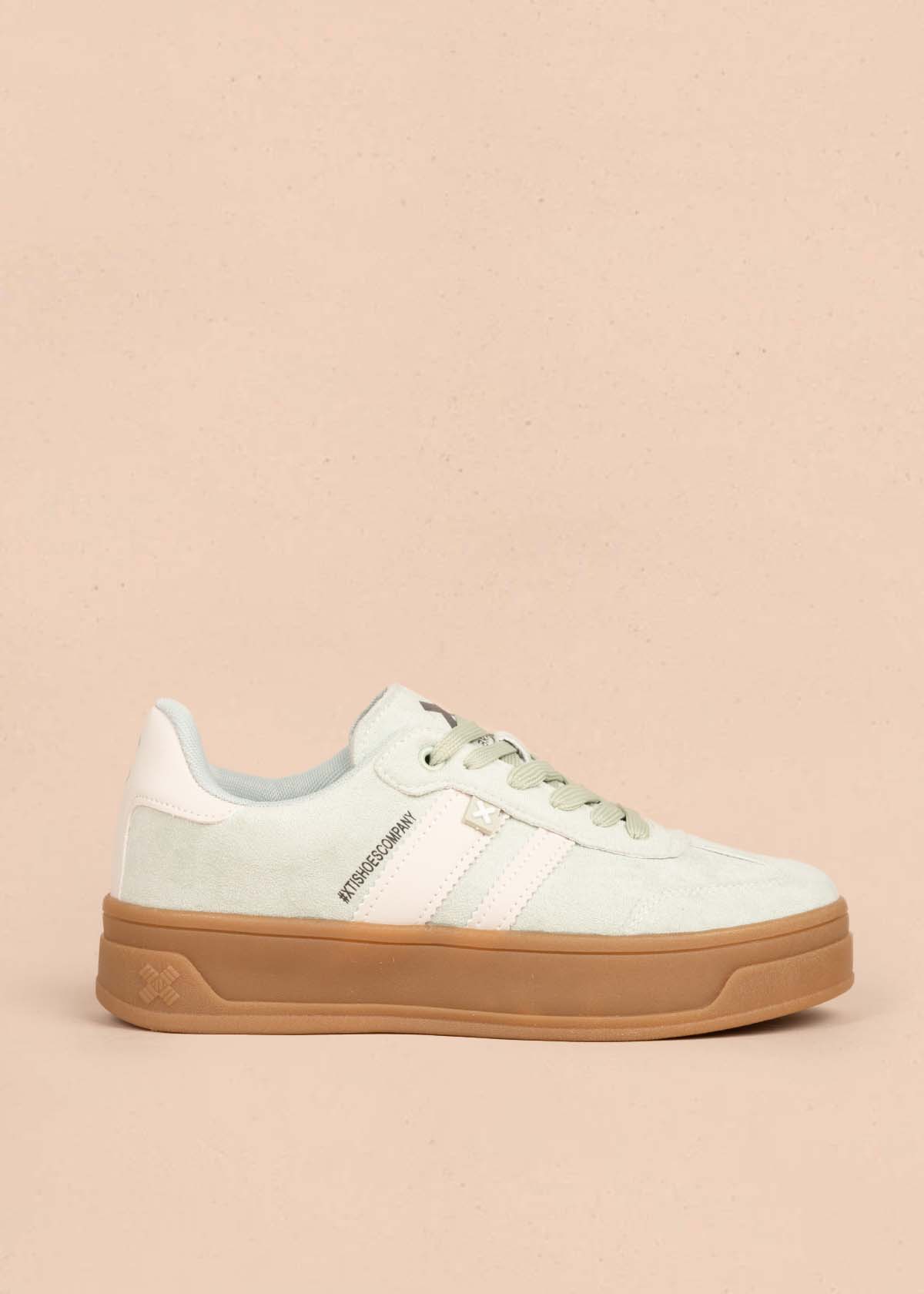 Tenis casuales color verde 105359