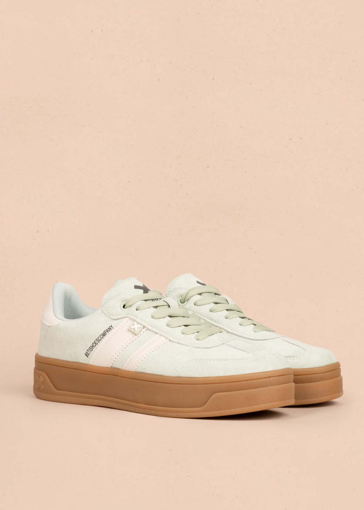 Tenis casuales color verde 105359