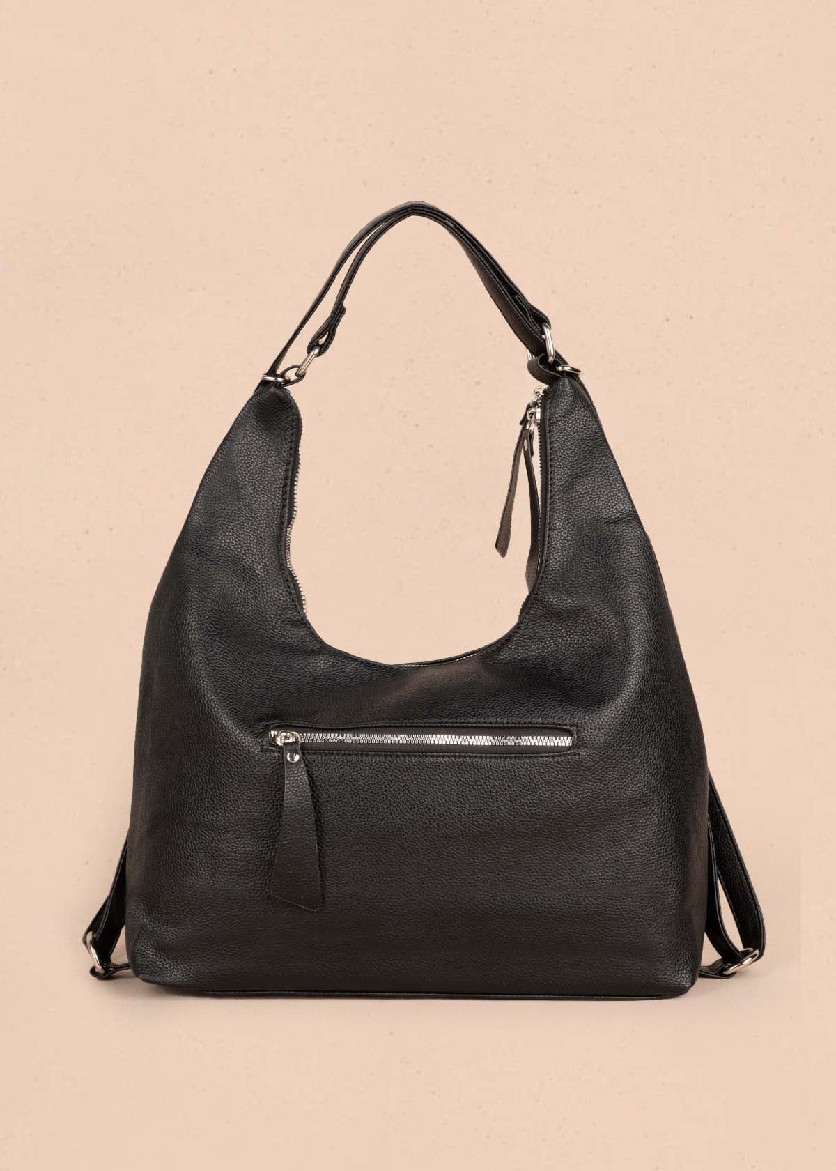 Bolso tipo shopping color negro 105363
