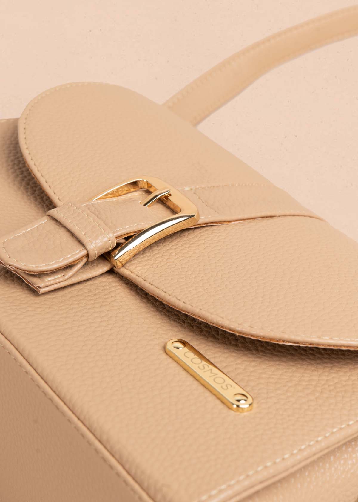 Bolso manos libres color beige 105568