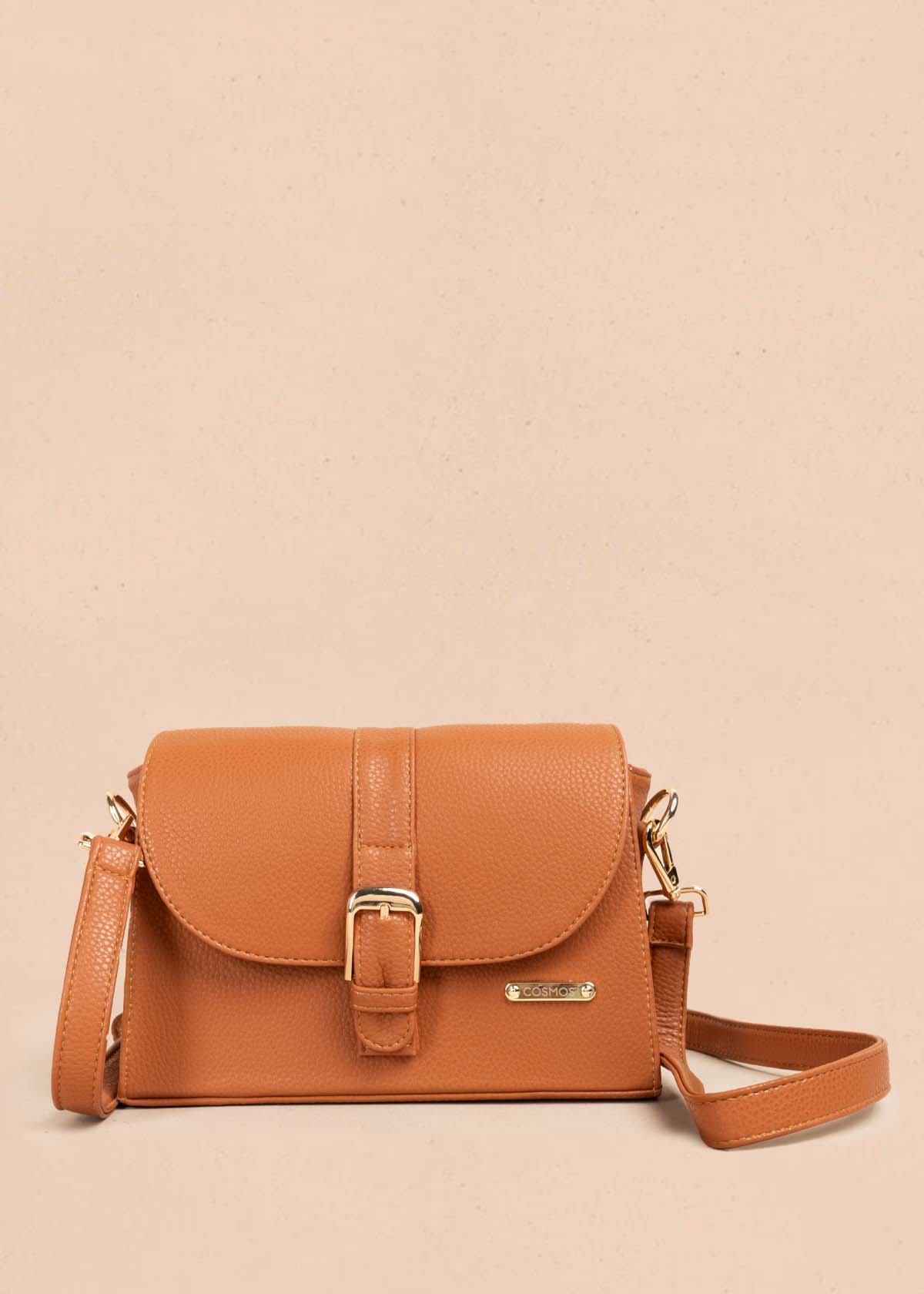 Bolso manos libres color camel 105568