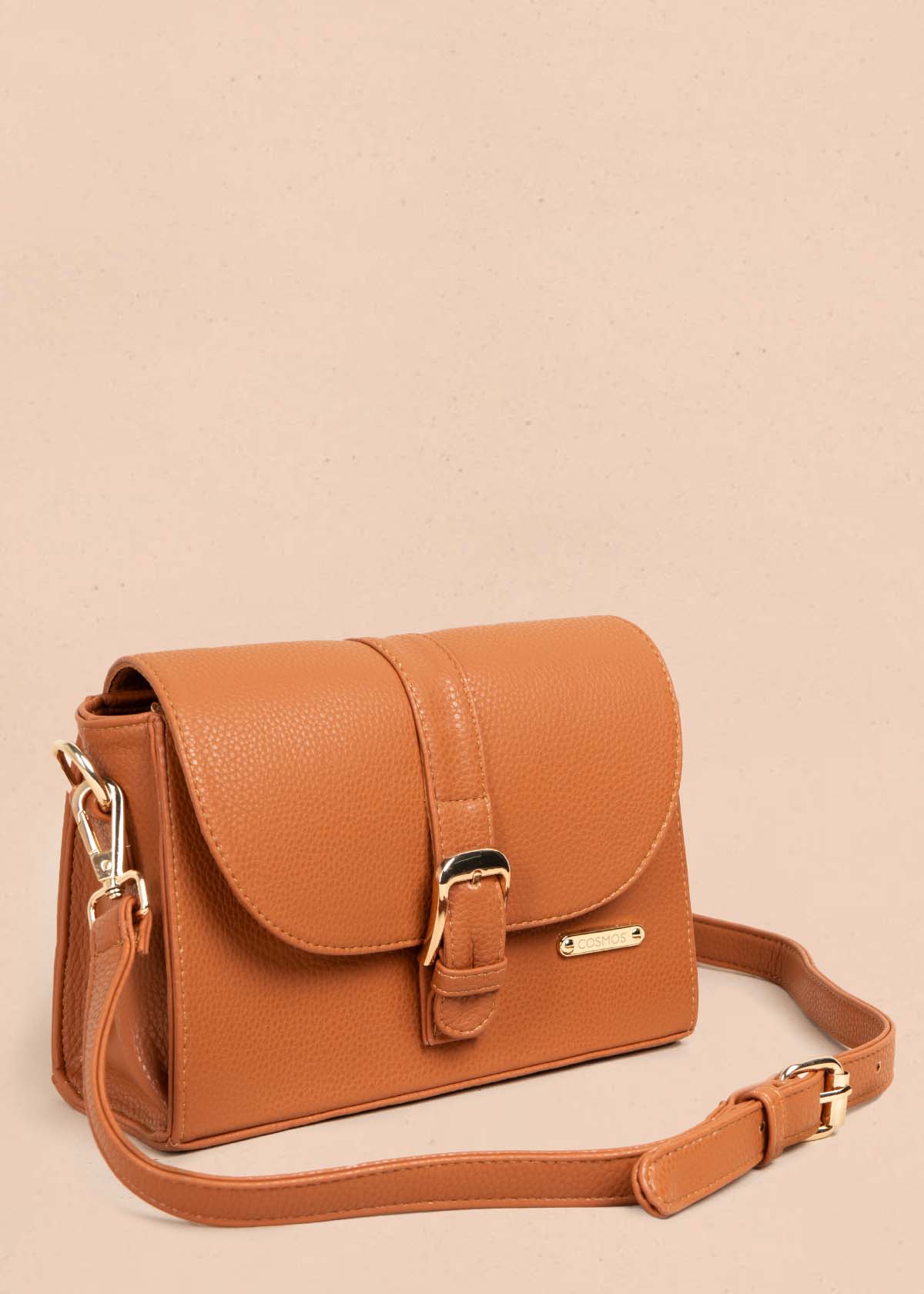 Bolso manos libres color camel 105568