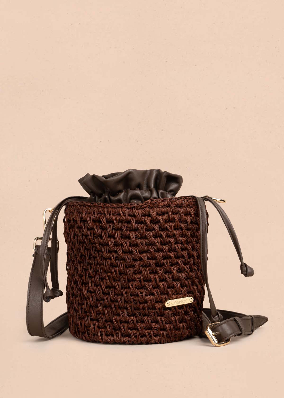 Bolso manos libres color chocolate 105569