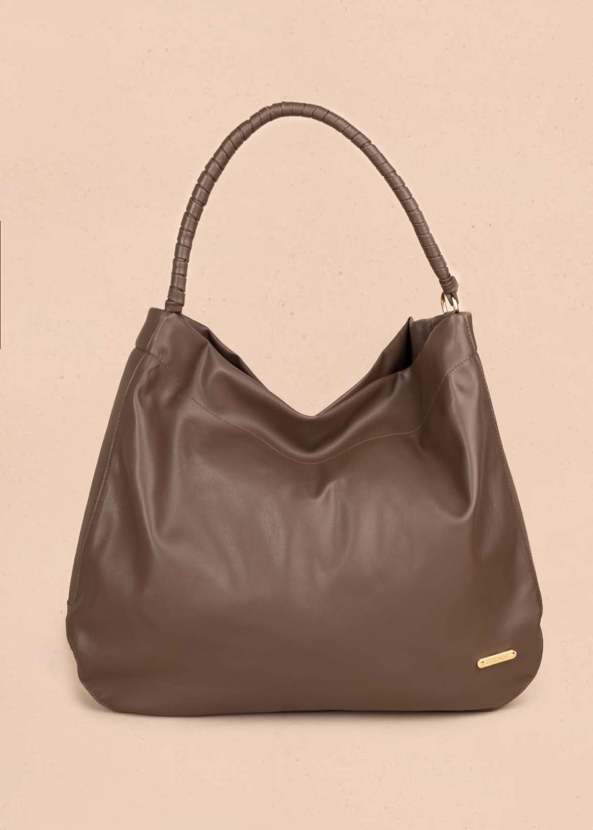 Bolso shopping color café 105570