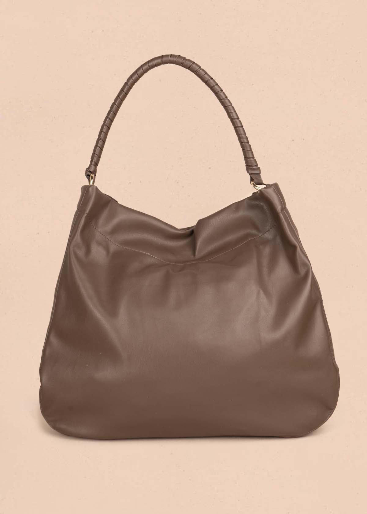 Bolso shopping color café 105570