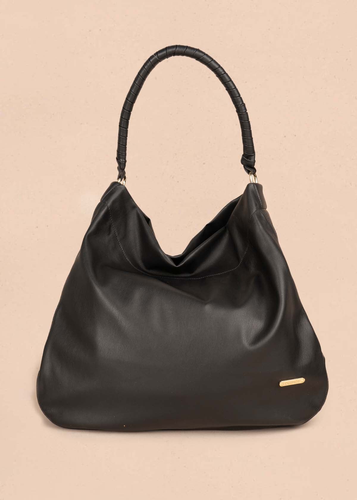 Bolso shopping color negro 105570