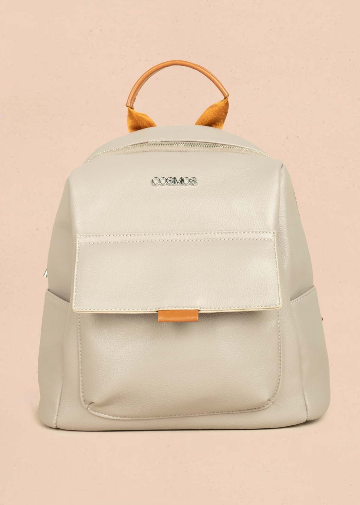 Morral color gris con bolsillo frontal 105703