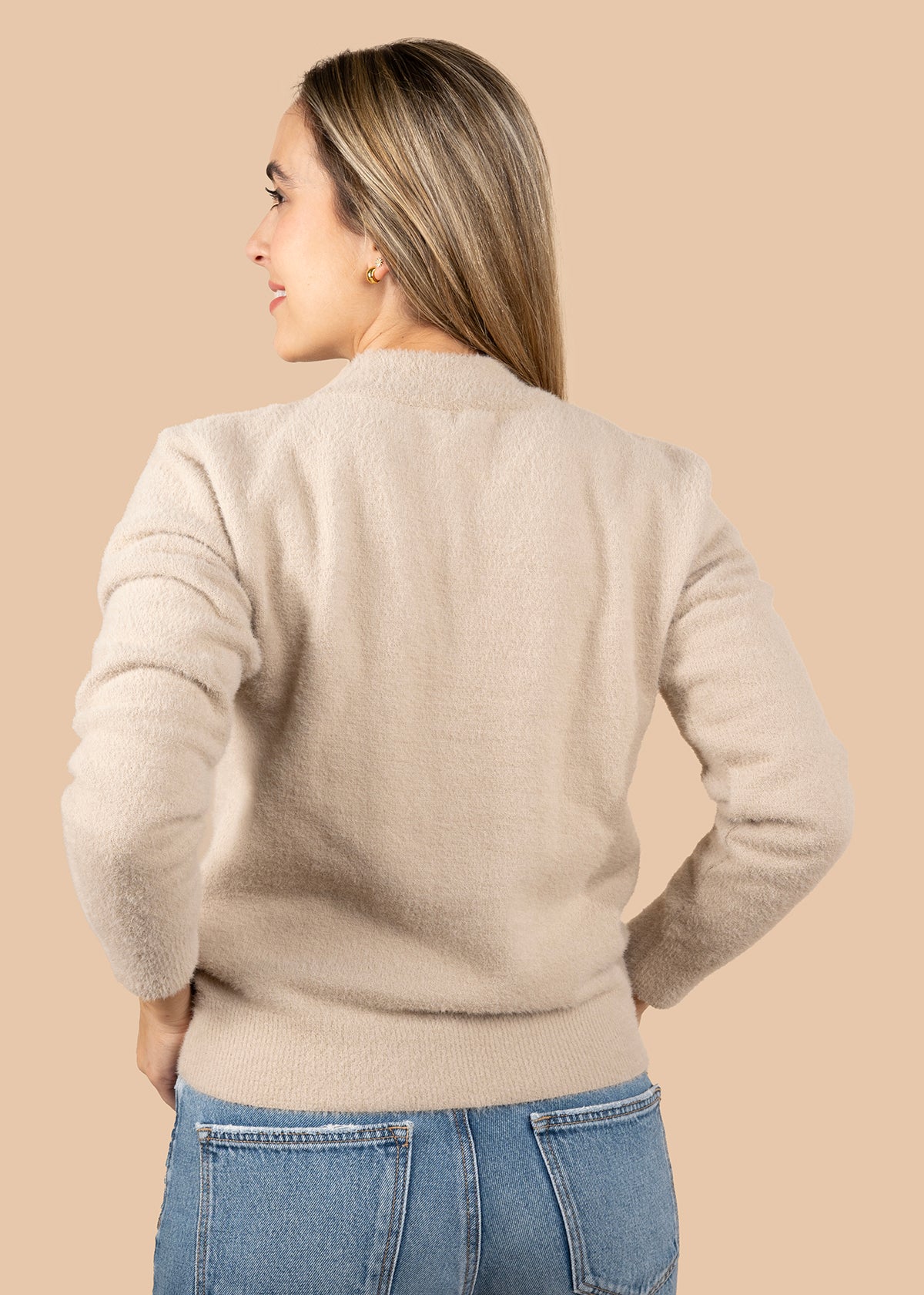 Buzo tejido color moca 105741