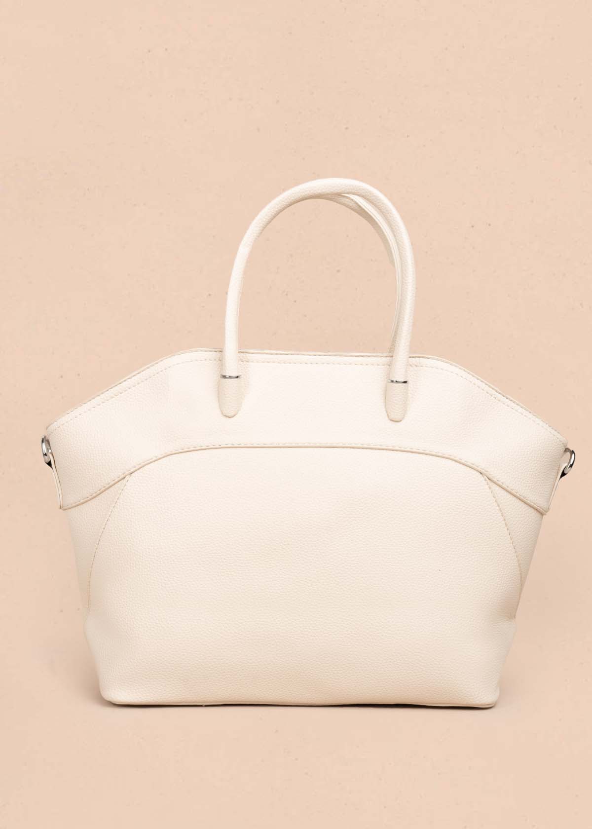 Bolso tipo cartera color beige 105750