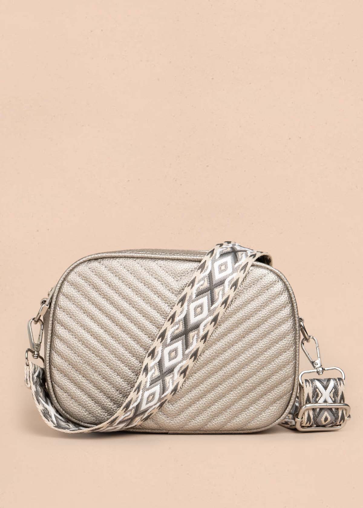 Bolso manos libres color plomo 105754