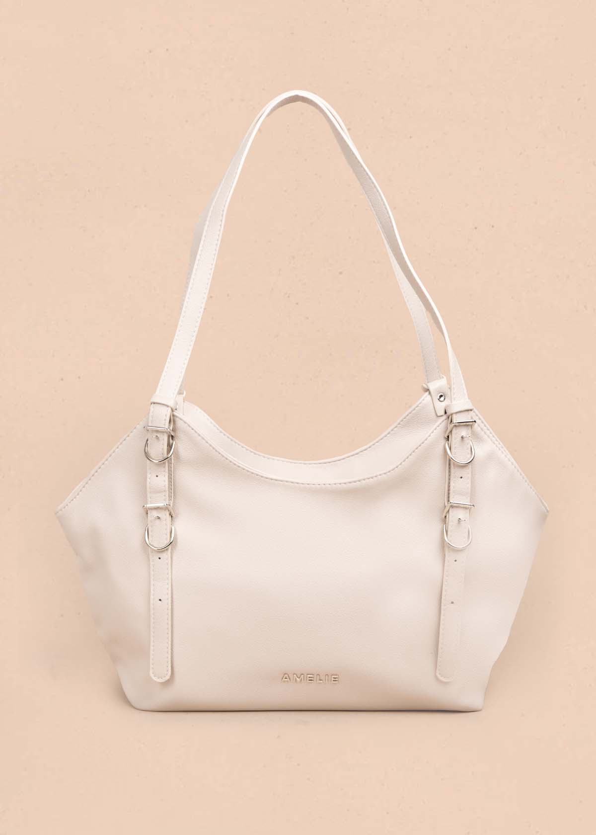 Bolso tipo shopping color beige 105757