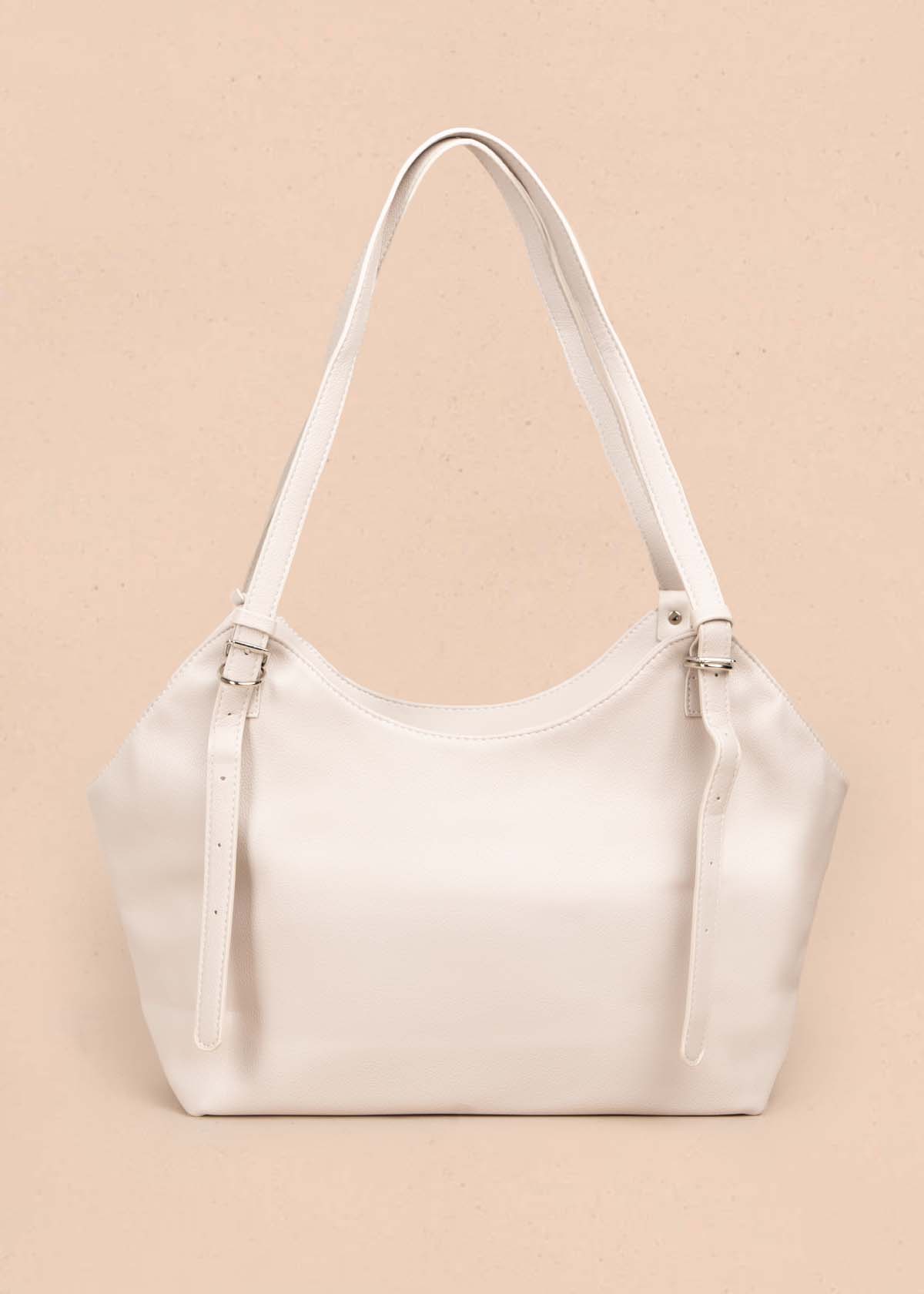 Bolso tipo shopping color beige 105757