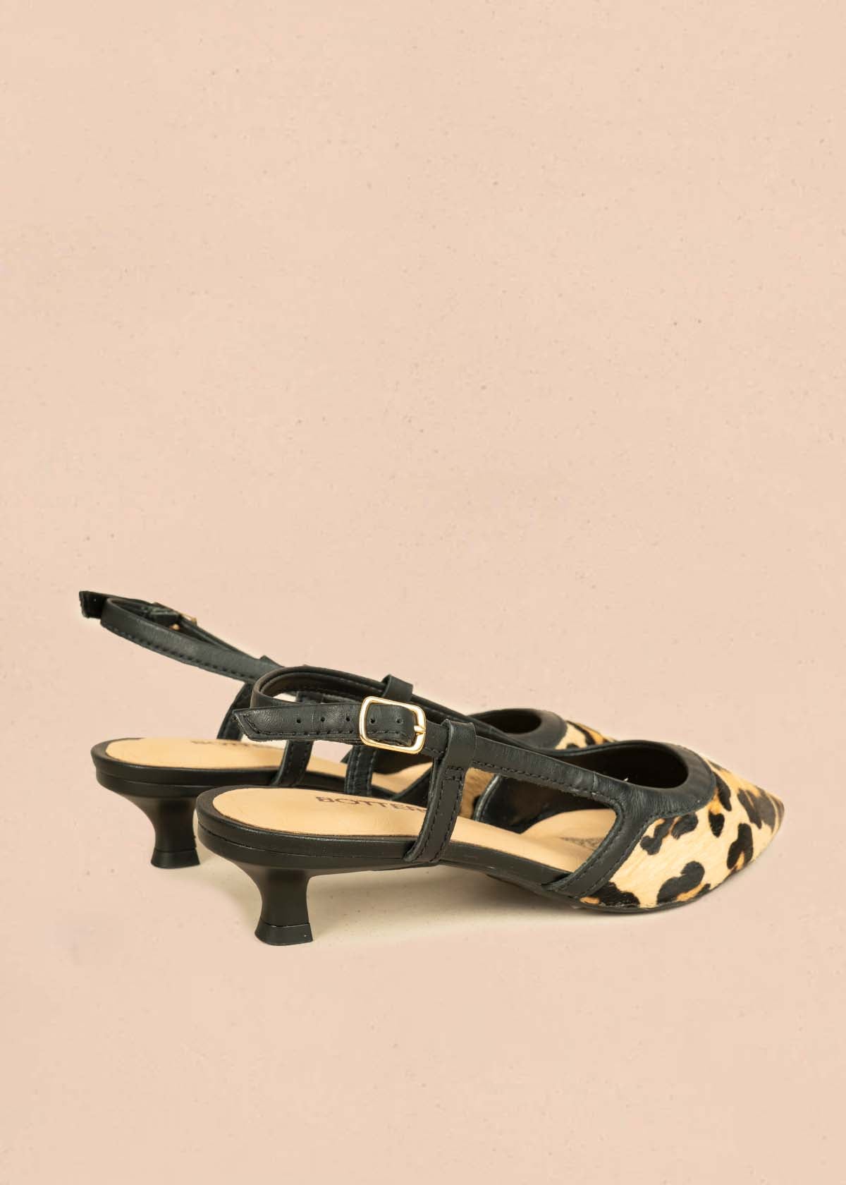 Trabilla en cuero color animal print 105979