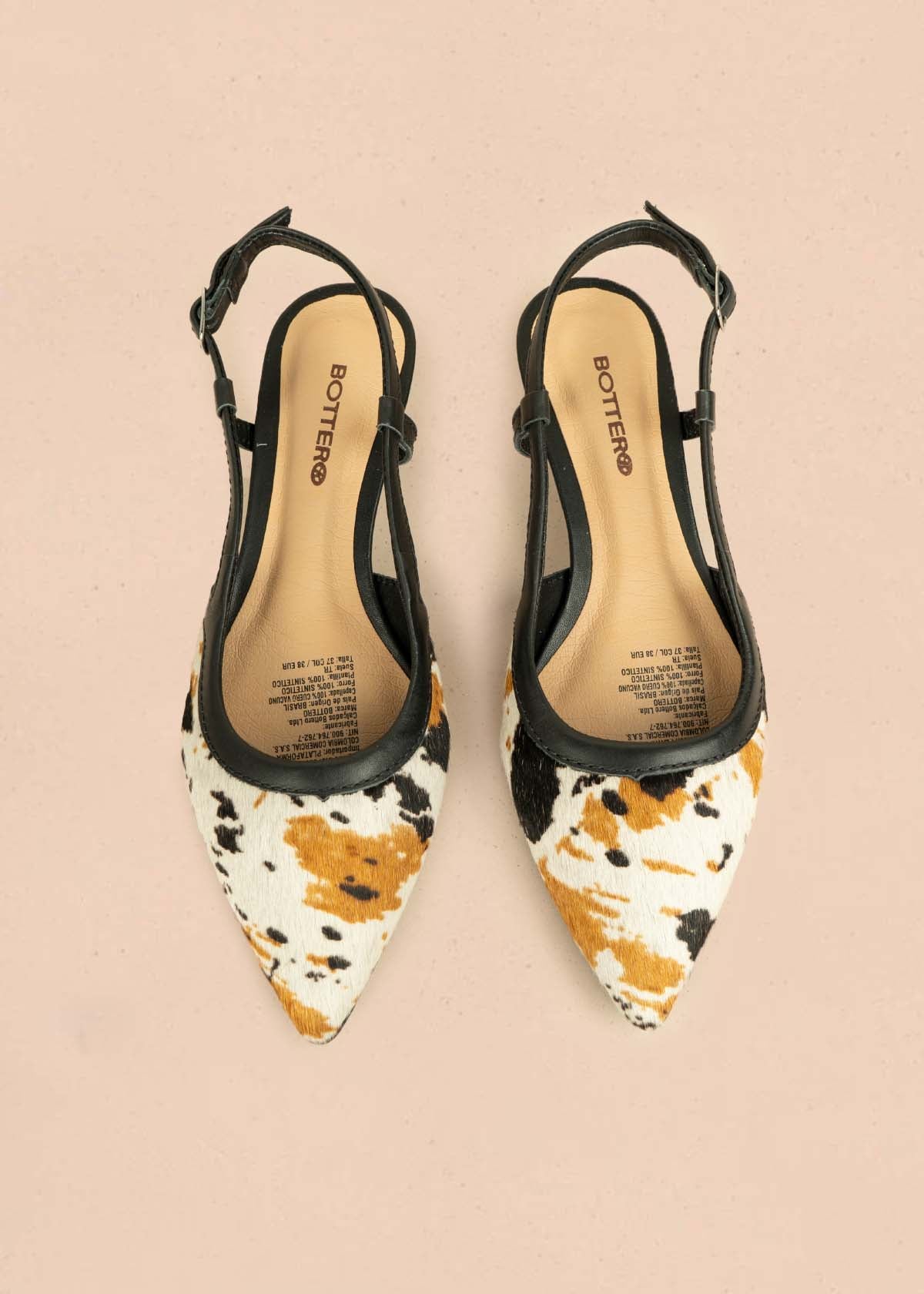 Trabilla en cuero color café 105979