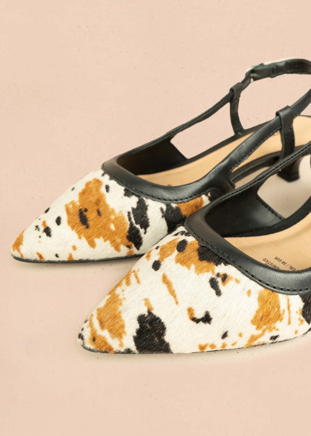 Trabilla en cuero color café 105979