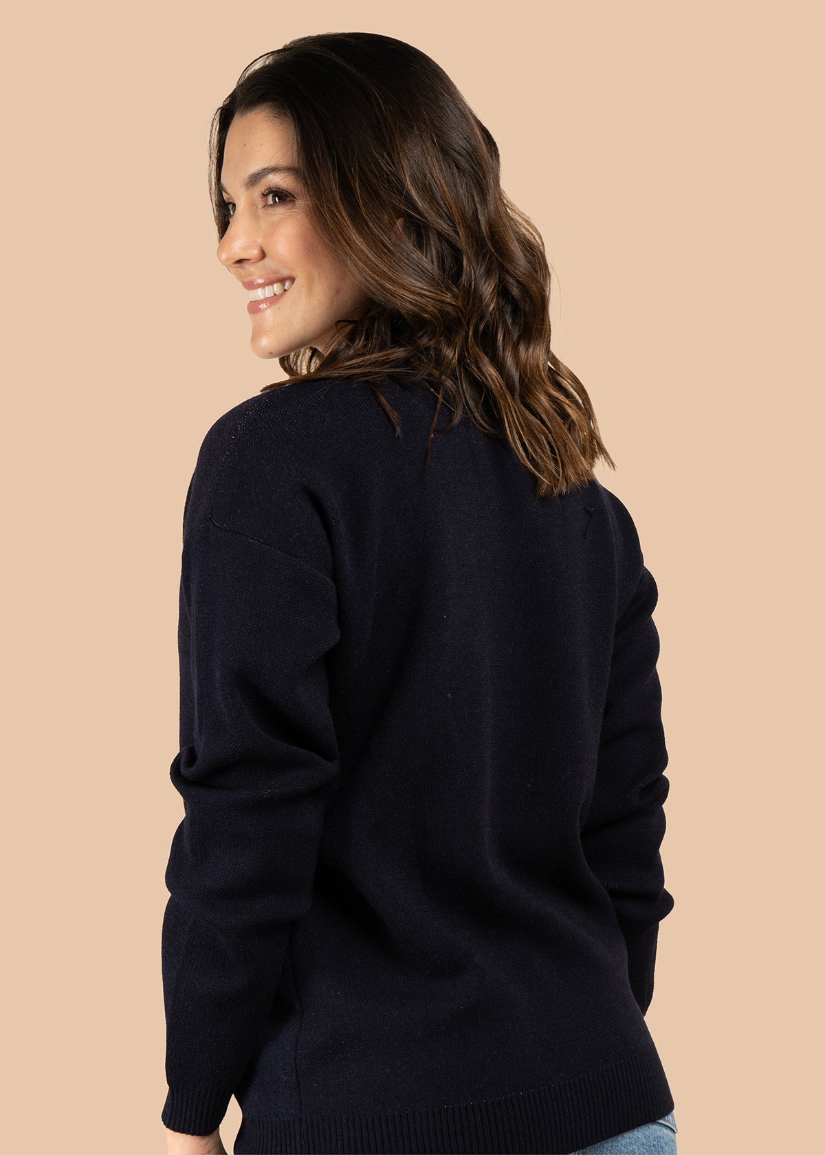 Buzo color azul con estampado de oso 106065