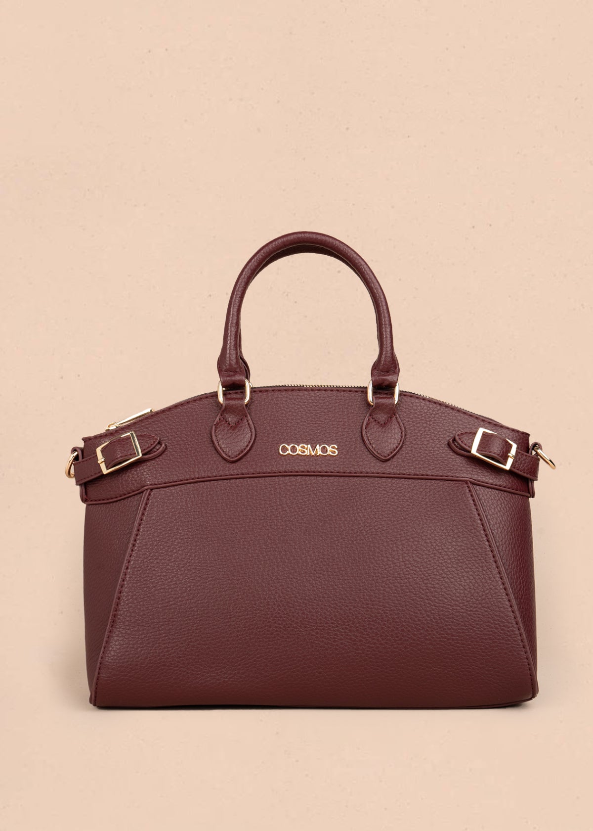 Bolso tipo cartera color vinotinto 106181