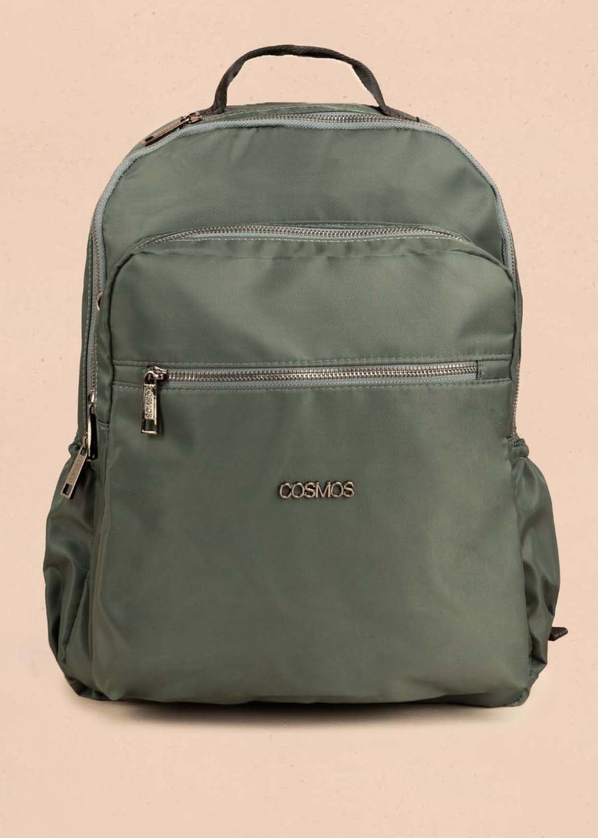 Morral color verde con bolsillos delanteros 106296