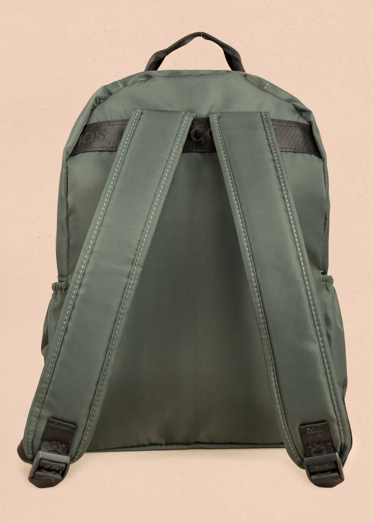 Morral color verde con bolsillos delanteros 106296