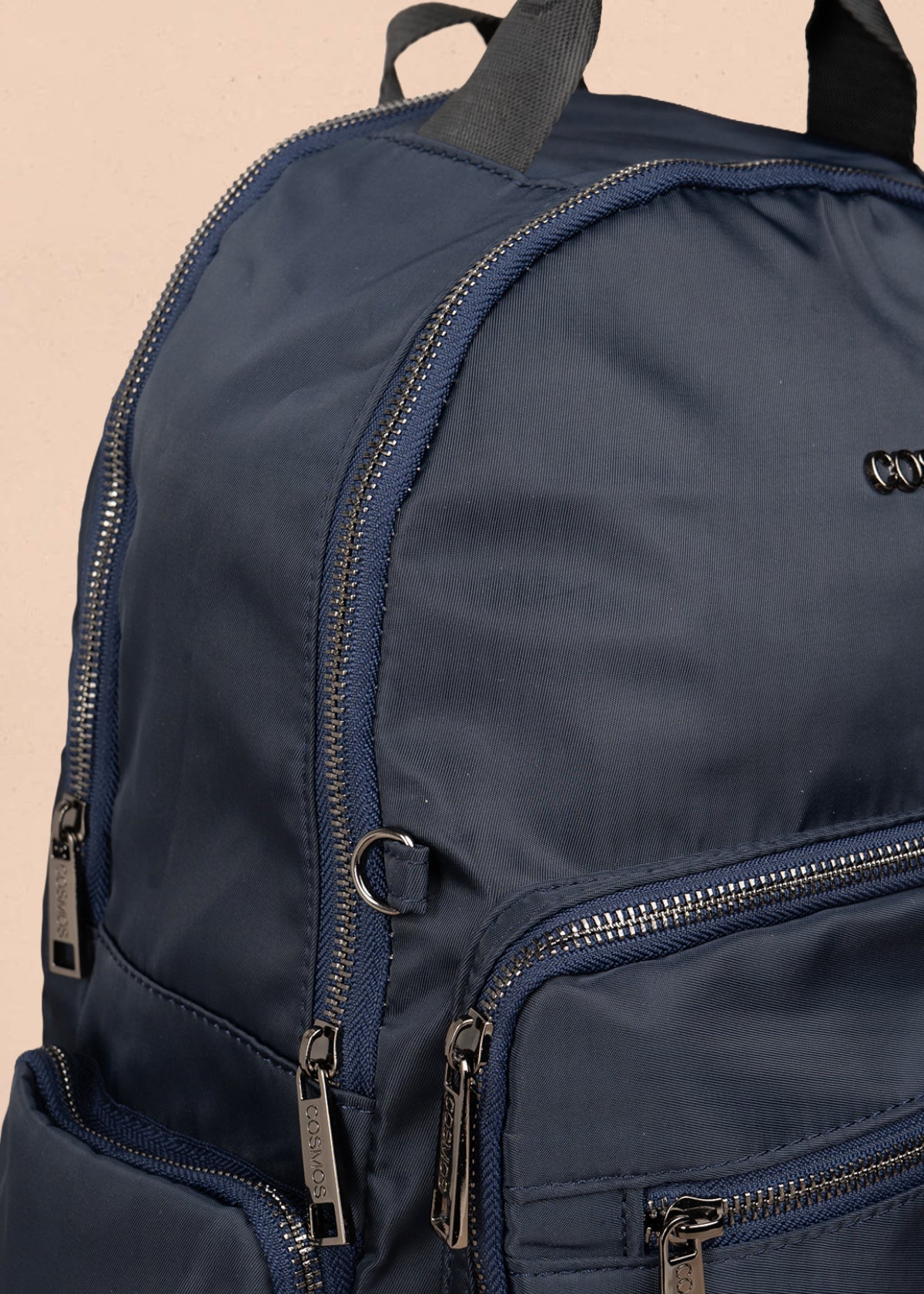 Morral color azul con bolsillos frontales 106299