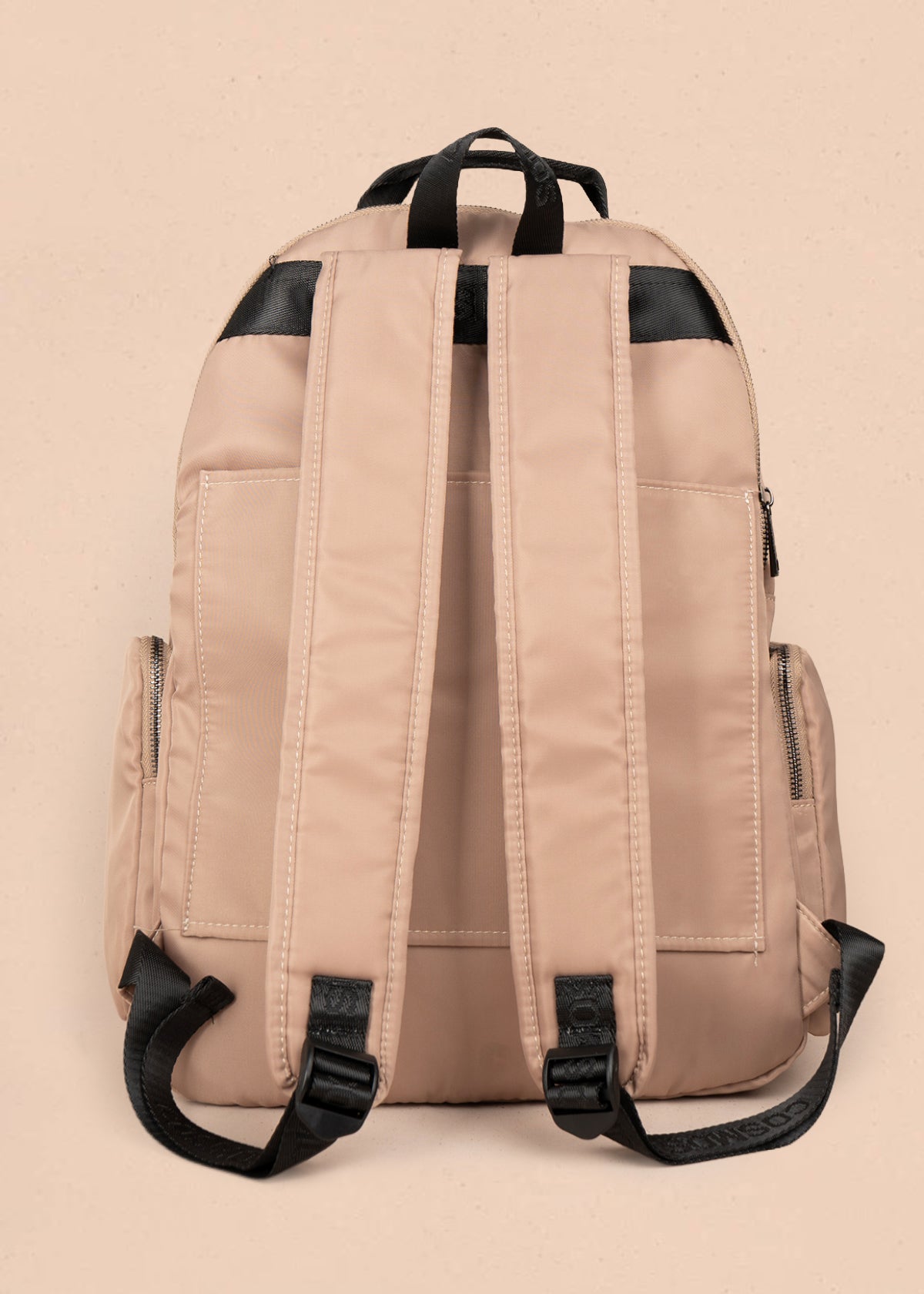 Morral color caqui con bolsillos frontales 106299