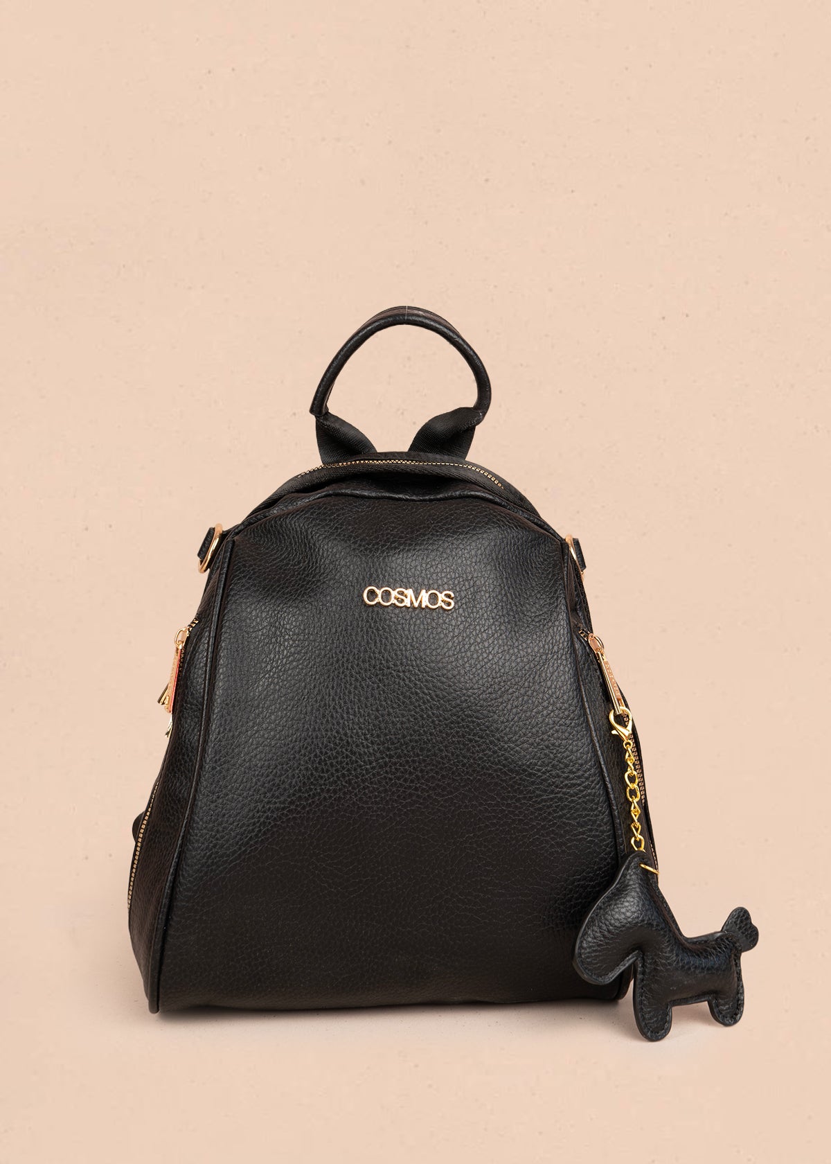 Morral en color negro con detalle de llavero 106326