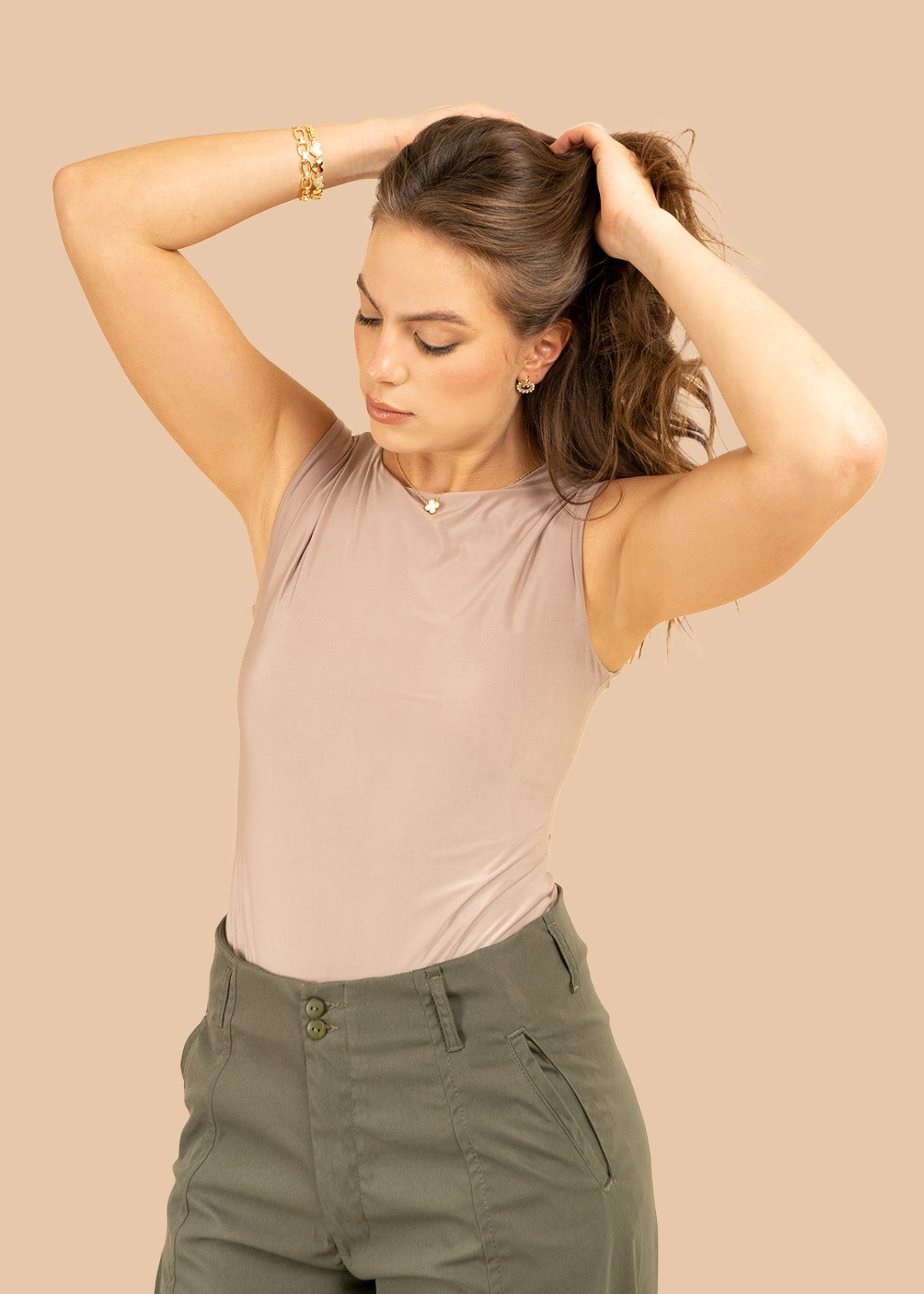 Body color camel fondo entero 106378