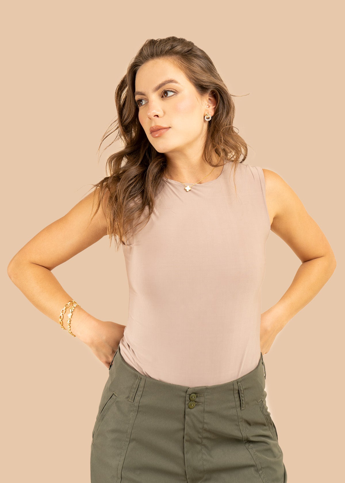 Body color camel fondo entero 106378