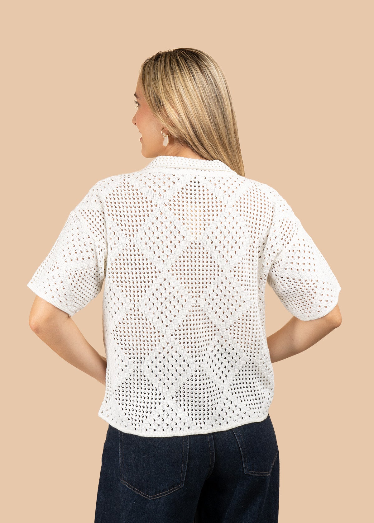 BLUSA TEJIDA BLANCO 106430