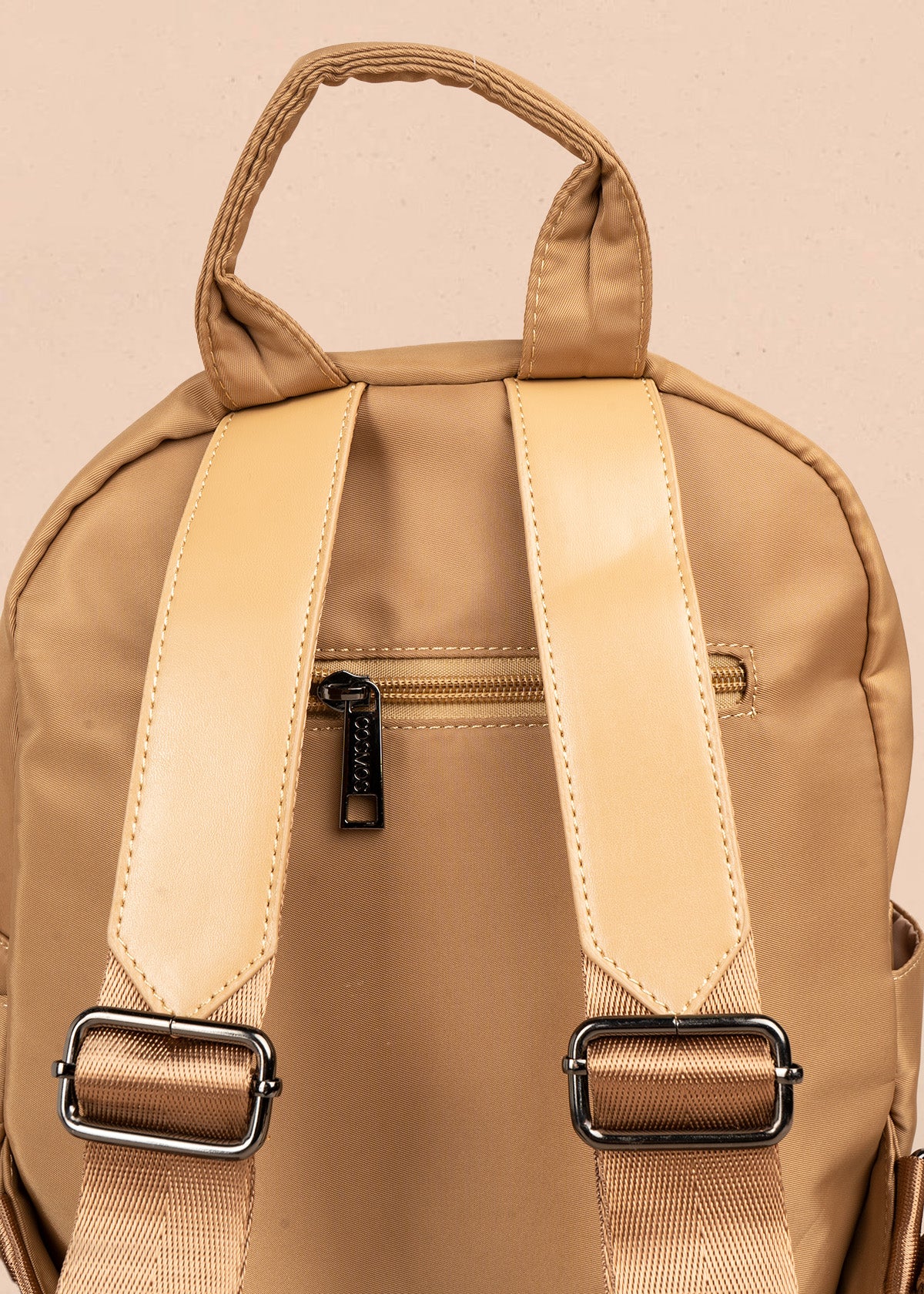 Morral en textil color caqui 106793