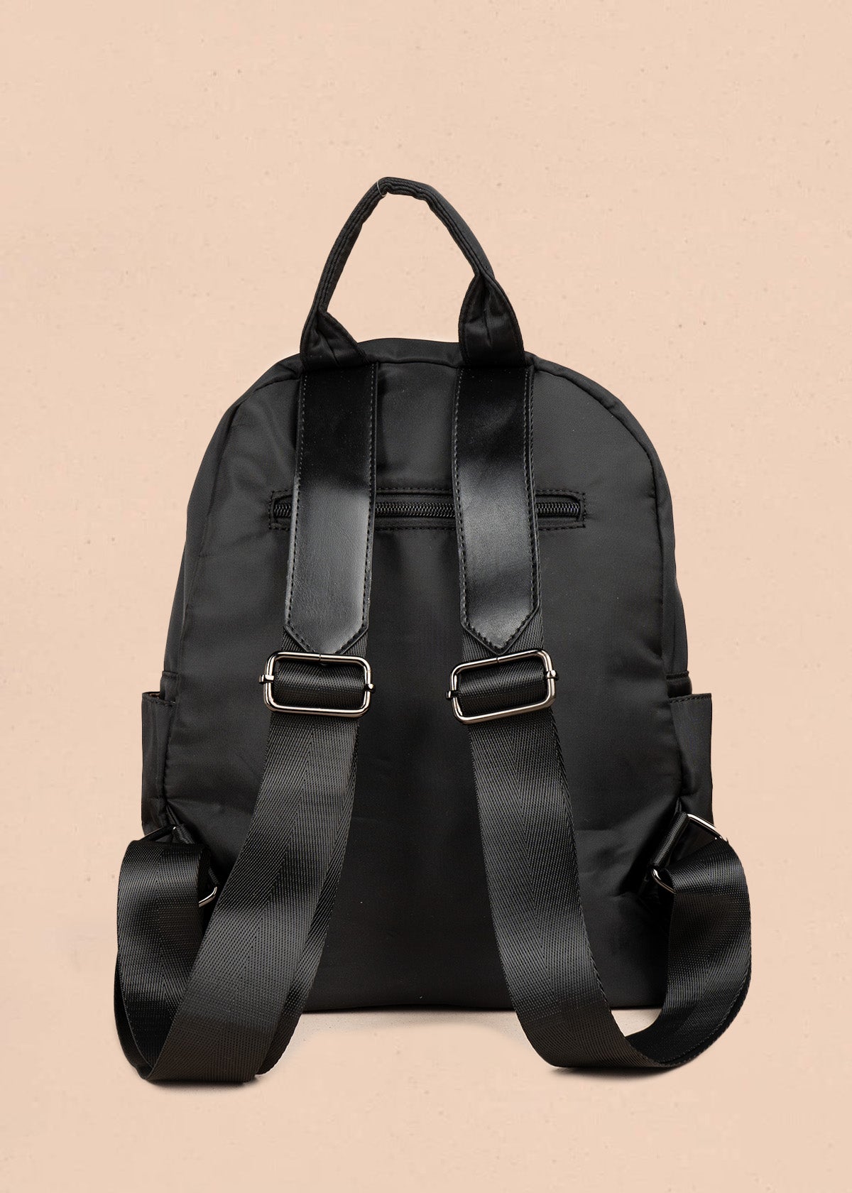 Morral en textil color negro 106793