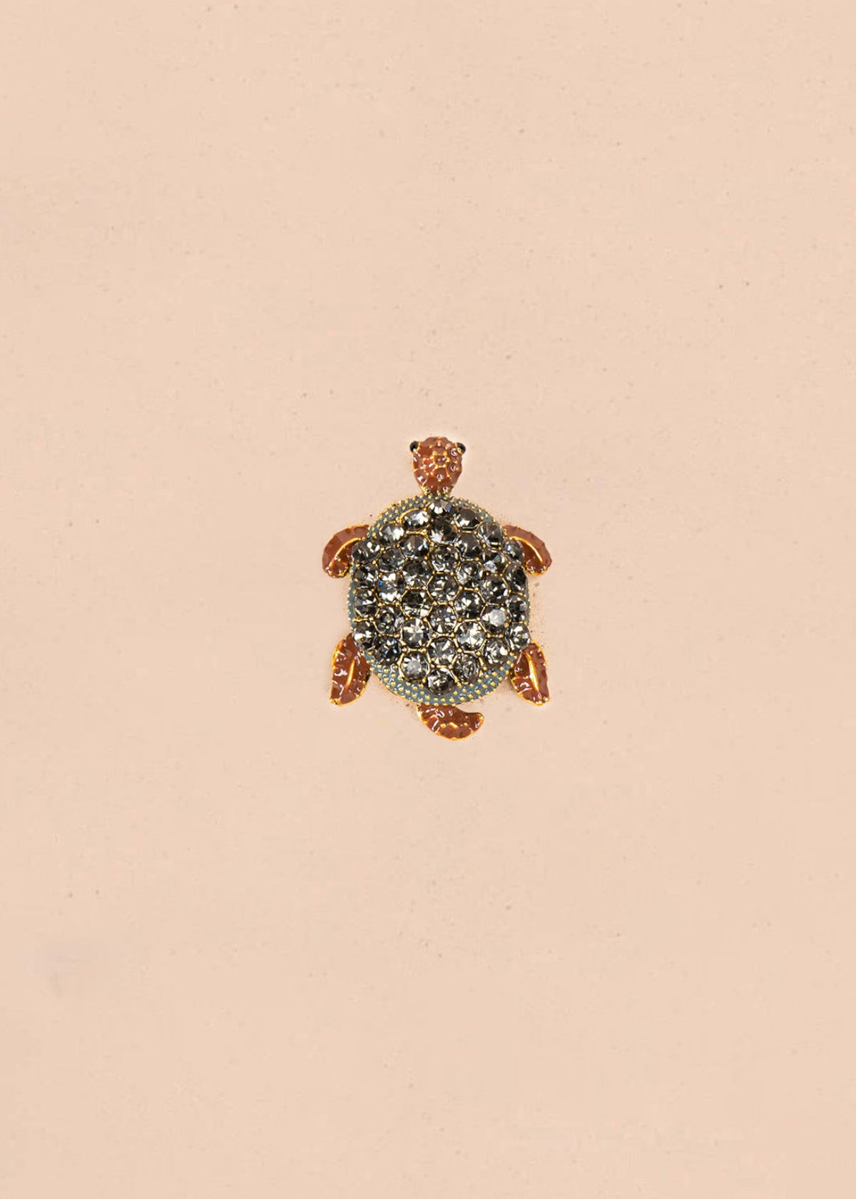 Prendedor de tortuga color verde 106824