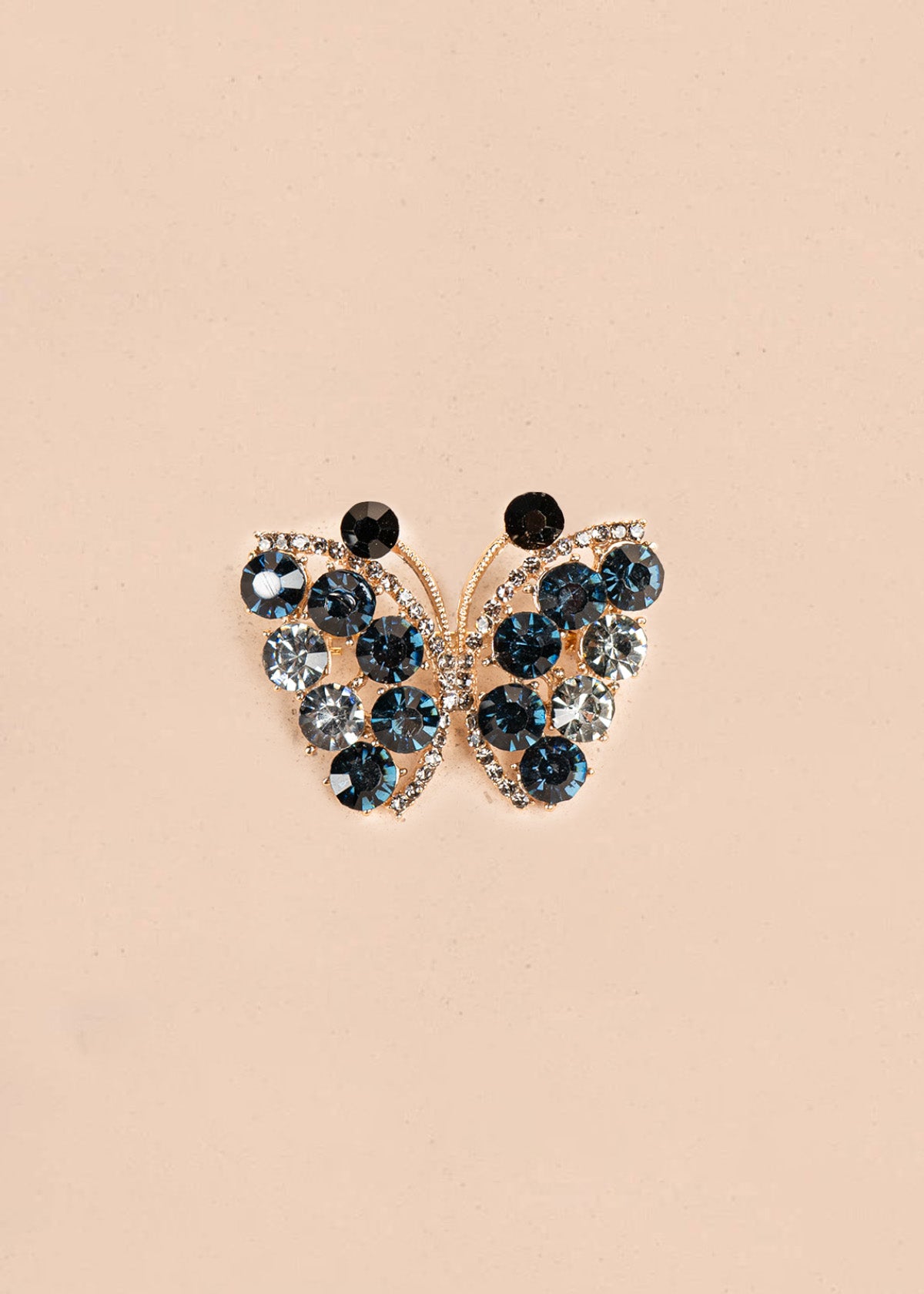 Prendedor de mariposa color negro 106826