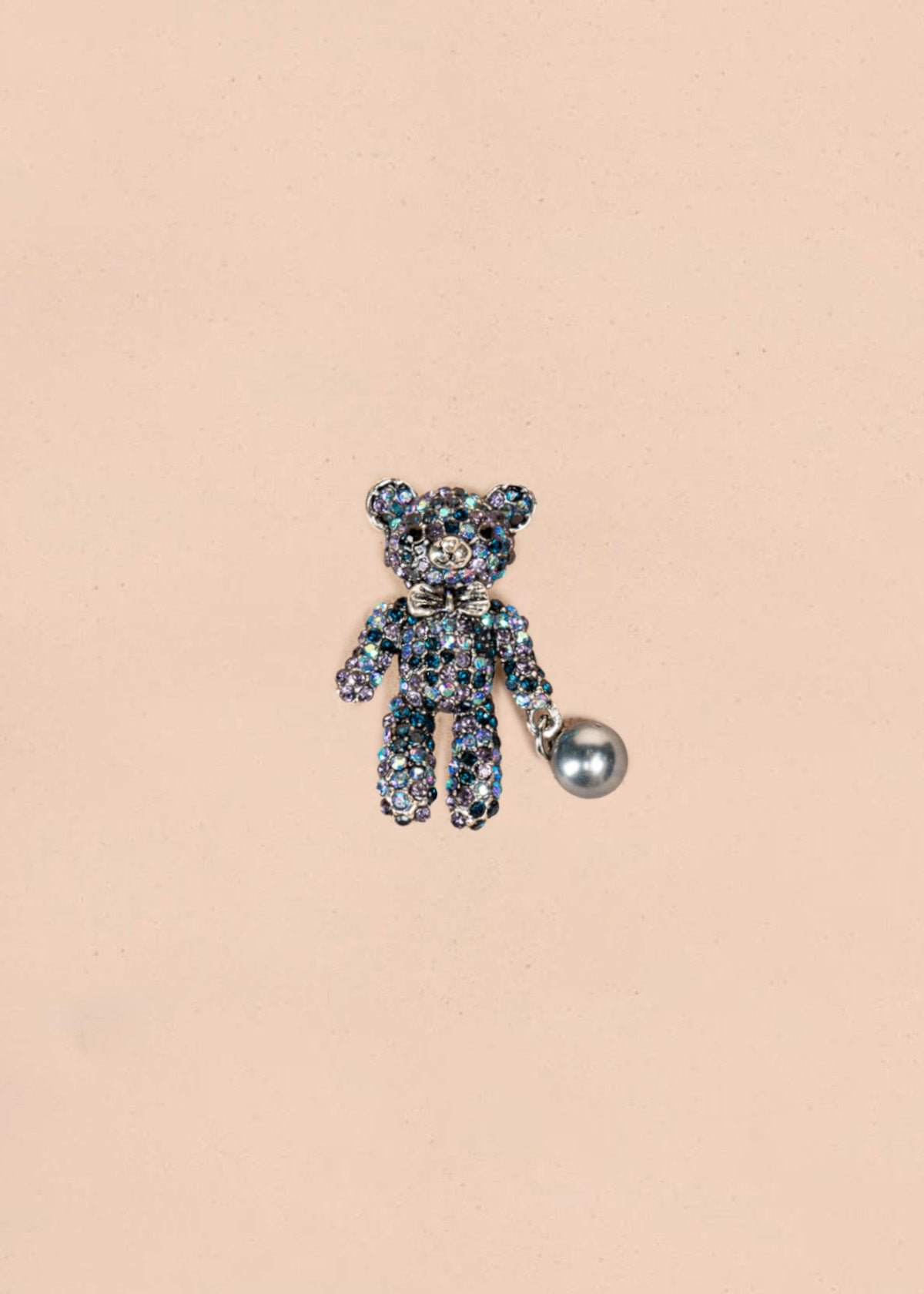 Prendedor de oso color azul 106835