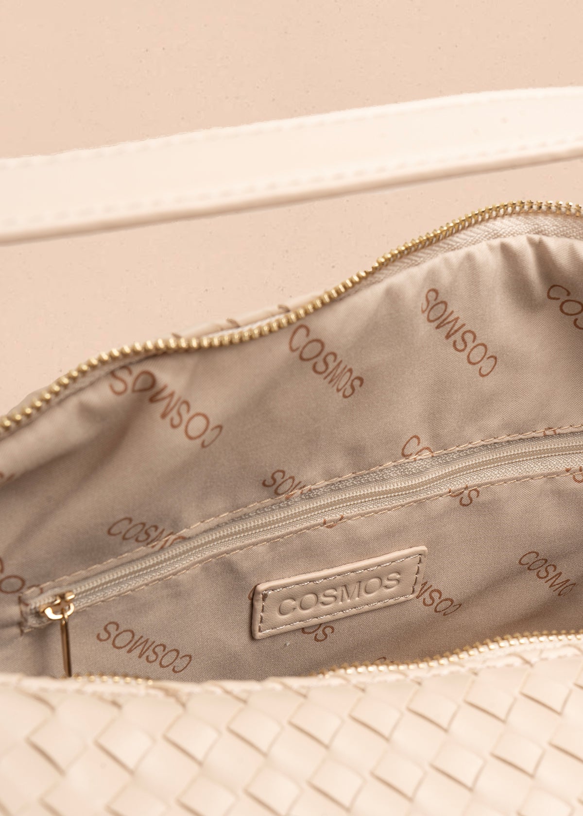 Bolso tipo shopping color beige 106974